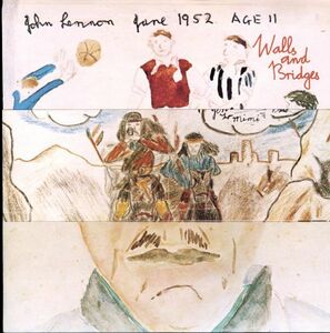 UKオリジLP！特殊ジャケ John Lennon / Walls And Bridges 74年【Apple Records / PCTC 253】ジョン・レノン Beatles Elton John ソロ