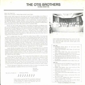 USオリジLP！The Otis Brothers / S.T. 82年【Flying Crow / FC 103】ザ・オーティス・ブラザーズ Robert Crumb ロバート・クラム ブルースの画像3