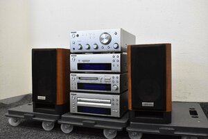 Σ1775 現状品 ONKYO D-012EXT/A-905FX/T-405FX/MD-105FX/C-705FX オンキヨー システムコンポ