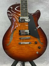 □t2408　中古★SADOWSKY　SEMI-HOLLOW MODEL　#A2069　サドウスキー　セミアコギター　ハードケース付き_画像2