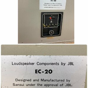 □t2673 中古★JBL SANSUI EC-20/LE175 ペアスピーカー  【ヤマトボックスチャーター便/法人様のみ利用可能】の画像9