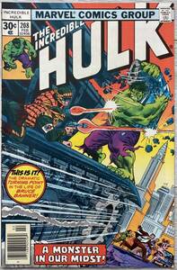 アメコミ Hulk #208 ハルク マーベル marvel spider man スパイダーマン リーフ 1977年 ヴィンテージ アイアンマン アベンジャーズ venom