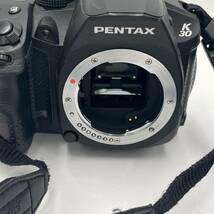 #3145　PENTAX K-50 K-30 smc PENTAX-DA 1:3.5-5.6 18-135mm デジタル一眼 ペンタックス ズームレンズ　稼働未確認_画像2