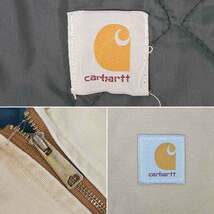 カーハート Carhartt 90's ダックベスト ワーク WIP 襤褸 ストリート デトロイト アクティブ 古着 (-1467) ブラウン/茶 XL相当_画像3