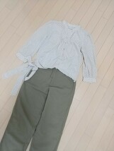 美品　ユニクロ　UNIQLO レディースストレートパンツ S チノパン ワークパンツ _画像3