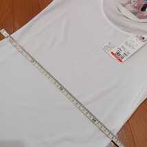 SARAリズム DRY ひんやり涼しい フレンチスリーブ 白インナー 薄く軽い肌着 涼しい透け感 レディースサイズＬ バスト86〜94 新品・未使用品_画像5