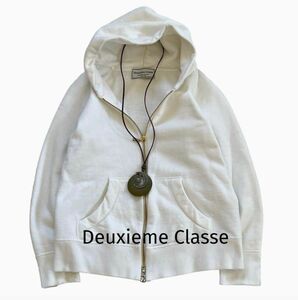 14日まで限定価格 Deuxieme Classe ドゥーズィエムクラス ダブルジップパーカー 白