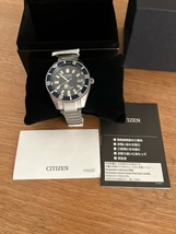 [Citizen] 腕時計 プロマスター 機械式自動巻 防水 ブルー フジツボダイバー NB6021-68L メンズ シルバー_画像1