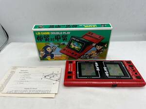 mi7467060/ new goods unused BANDAI Bandai Iga against ..LSI game double Play Game & Watch mobile game Showa Retro rare 