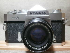 KONICA FTA HEXANON AR 50mm F1.7 レンズ付き　現状品　動作確認済み