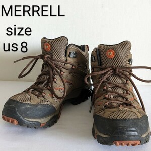 MERRELL メレル　トレッキングシューズ　山登り　登山靴　日本サイズ約26　メンズ　紳士靴　ヴィンテージ　人気ブランド　これからの季節に