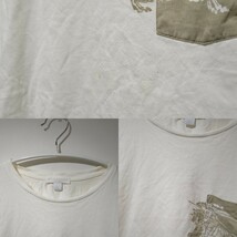 BURBERRYバーバリーチルドレン Tシャツトップス　ホワイト　ホースロゴ　胸ポケット 14Y 164 レディース　メンズ　ユニセックス　春先にも_画像7