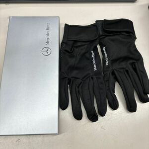 N8671 Mercedes-Benz メルセデスベンツ オリジナルグローブ 黒 ブラック スマートフォン対応 ストレッチ グローブ 手袋 非売品