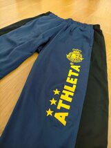 状態良好 ATHLATA アスレタ 両面プリント ジャージ上下 セットアップ M ネイビー×ブラック ★フットサルサッカー_画像6