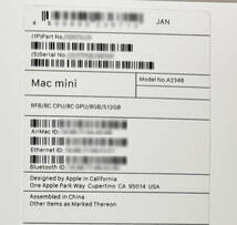 Mac mini M1，2020 A2348 メモリ8GB SSD 512GB Sonoma14.4 中古品_画像5