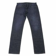 【新品 未使用】 Henry Cotton's ヘンリーコットンズ 春夏 リネン混★ スリム デニム パンツ ジーンズ Sz.36　メンズ 大きい　I4B00441_2#P_画像5