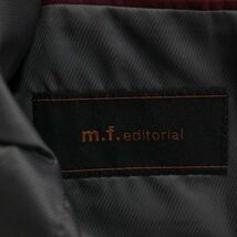 m.f.editorial タカキュー 通年 総裏★ ストライプ セットアップ スーツ Sz.A5　メンズ グレー ビジネス　I4T00621_2#O_画像9