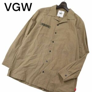 VIRGO ヴァルゴ 【Relaxed uniform shirts】通年 オープンカラー★ 長袖 リラックス ユニフォーム シャツ Sz.2　メンズ　I4T00688_3#C