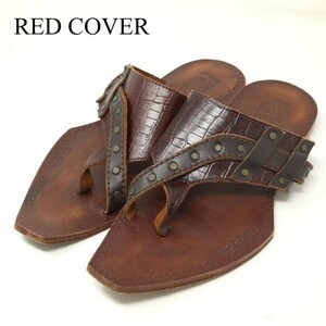 RED COVER レッドカバー 春夏 スタッズ★ クロコ型押し レザー サンダル Sz.LL　メンズ　G3G00091_4#S