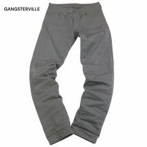 19SS★ GANGSTERVILLE ギャングスタービル グラッドハンド 【THUG】ツイル スリム チノ パンツ Sz.M　メンズ 日本製　I4B00542_3#R_画像1