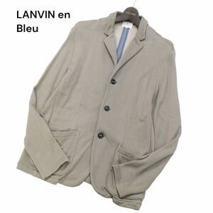 LANVIN en Bleu ランバン オン ブルー 通年 リラックス スウェット アンコン ジャケット Sz.48　メンズ 日本製　I4T00731_3#O