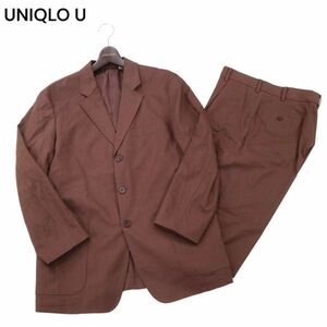 UNIQLO U ユニクロ ユー ルメール 春夏★ リラックスフィット ジャケット&パンツ セットアップ スーツ Sz.S/73cm　メンズ　I4T00896_3#M