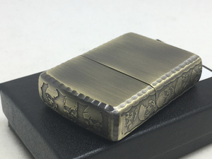 zippo 名入れ ジッポー ライター アーマー スカル 3ER SKULL A 名入れ オイルライター ジッポライター 彼氏 男性 メンズ 喫煙具