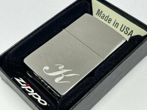 送料無料 ZIPPO[ジッポー]US 加工 Initial イニシャルK