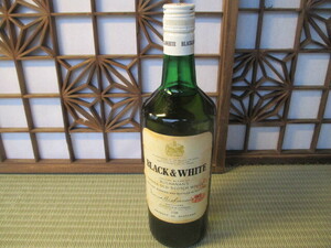 《和》古酒 　BLACK&WHITE BUCHANAN'S ブラック＆ホワイト　スコッチ ウイスキー 未開栓