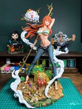 (画像確認用) ONE PIECE ナミ 1/4 完成塗装済みガレージキットフィギュア Hunter fans studio 即決 送料無料_画像2