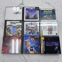 【中古品】9点 PS1 セガサターンソフト まとめ SONY SEGA KONAMI スクウェア ゲーム_画像1