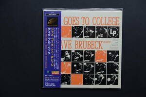 紙ジャケ デイヴ・ブルーベック ジャズ・ゴーズ・トゥ・カレッジ DAVE BRUBECK JAZZ GOES TO COLLEGE