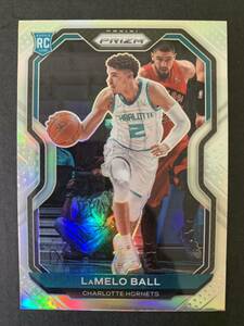 2020-21 Panini prizm lamelo ball silver RC シルバーパラレルルーキーカード　NBAカード　ラメロボール　新人王！