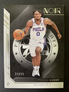 99枚限定　2022-23 Panini noir tyrese maxey NBAカード　マクシー