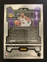 299枚限定　2023-24 Panini Prizm Basketball rui hachimura Red Seismic Prizm NBAカード　八村塁　レイカーズ_画像2