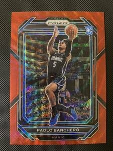 2022-23 Panini prizm paolo banchero ruby wave パラレルルーキーカード　NBAカード　大活躍！新人王！バンケロ