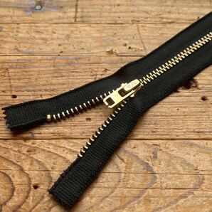 2本セット黒TALON42タロンzipperファスナー レザークラフト 革 財布 真鍮 小銭入れ YKK ビンテージ USA ハンドメイド ジッパー RRL修理の画像6