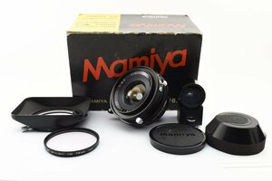 【美品】マミヤ Mamiya Sekor 50mm f/6.3 高級 広角 中判レンズ ユニバーサル プレス シリーズ用 動作確認済み！2091450