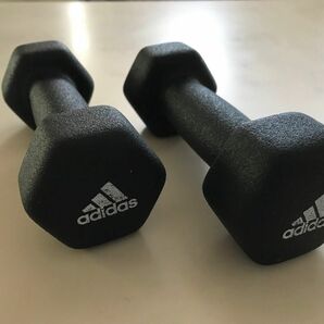 adidas アディダス ダンベル 1kg ブラック 2個セット ダンベル 筋トレ