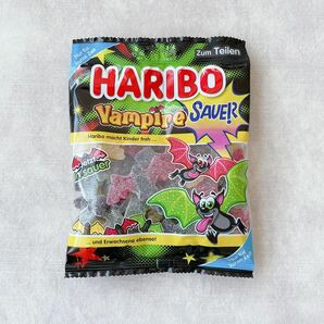 HARIBO【日本未販売】vampire saver 175g ヴァンパイア　黒いグミ　まずいグミ　リコリス