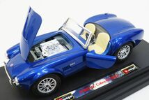 外重R8174◆ミニカー【ブラーゴ『1/24 フォード AC コブラ 427 1965 FORD AC Cobra 427』ダイキャスト メタル】burago/当時物/イタリア製_画像6