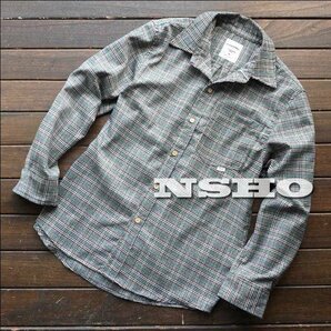 3413【XL】完売◆AUTUMN レア メンズ 欧風チェック 民族ネイティブ 長袖シャツ ジャケット アウターの画像1