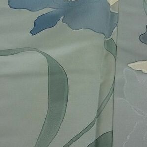 平和屋-こころ店■上質な小紋 地紋起こし 草花文 着丈158cm 裄丈64cm 正絹 逸品 AAAC5210Bnpの画像7