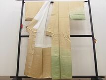 平和屋野田店■訪問着　江戸小紋　霞文　鮫小紋柄　暈し染め　逸品　n-yt0775_画像2