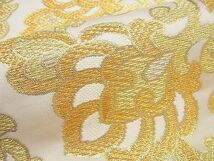 平和屋1■極上　西陣　川島織物謹製　六通柄本袋帯　金銀糸　逸品4s357_画像5