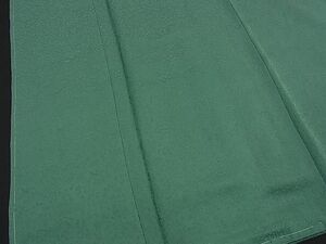  flat peace shop Noda shop # fine quality undecorated fabric . flower ground . tokiwa green color excellent article unused n-yt0758
