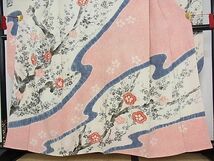 平和屋-こころ店■豪華振袖　手描き　絞り　枝梅文　金彩　着丈152cm　裄丈64cm　正絹　逸品　A-cs7711_画像3