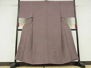 平和屋-こころ店■訪問着　刺繍　槍梅　やまと誂製　着丈155.5cm　裄丈69cm　正絹　逸品　未使用　B-zg9306