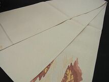 平和屋川間店■太鼓柄袋帯　綴れ　浜松文　金銀糸　逸品　n-sa1802_画像7