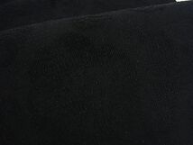 平和屋-こころ店■西陣　小川英謹製　爪掻き本綴れ　名古屋帯　草花地紋　暗黒色　共箱付き　正絹　逸品　1B-ph0859_画像4